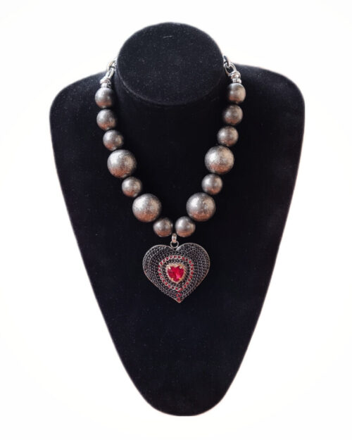 Girocollo Matilda piombo