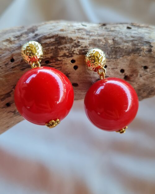 Orecchini Frida rossi