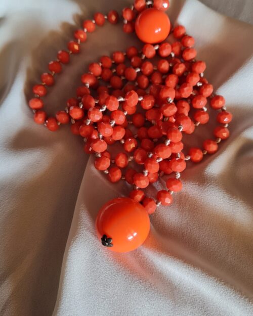 Collana Aria arancione