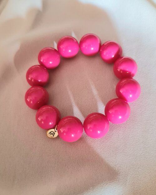 Bracciale elastico Amalia fucsia