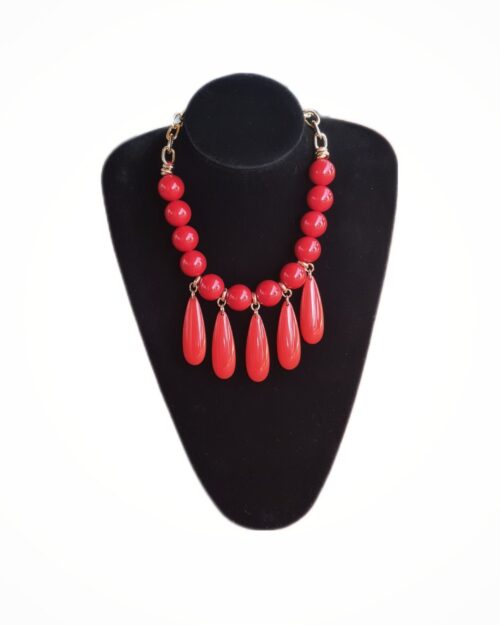 Collana Kenya rossa