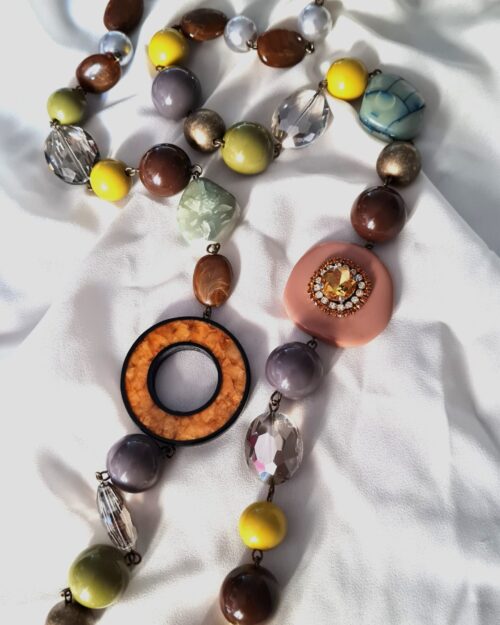 Collana Tecla Autunno nei colori della terra