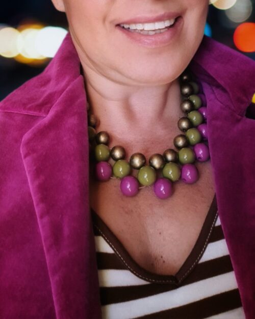 Collana girocollo multi sfere Cleopatra