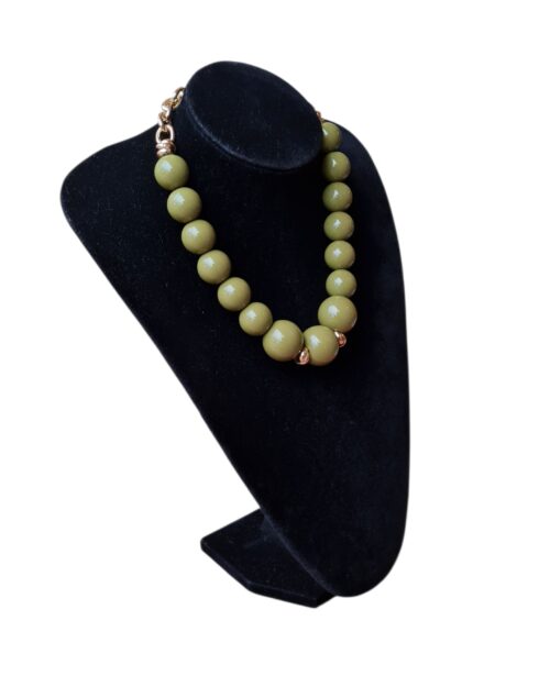 Collana Frida verde oliva