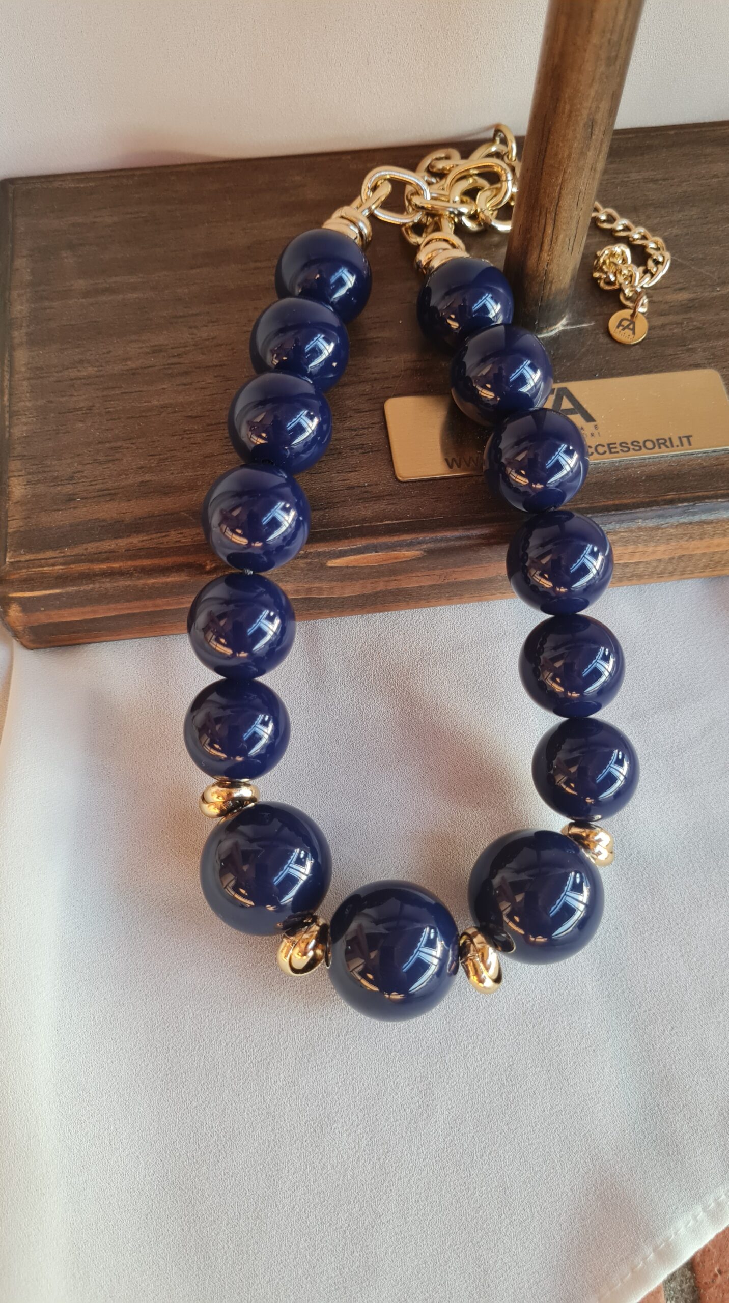 Collana Frida blu scuro - immagine 2
