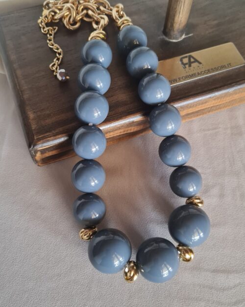 Collana Frida grigio avio