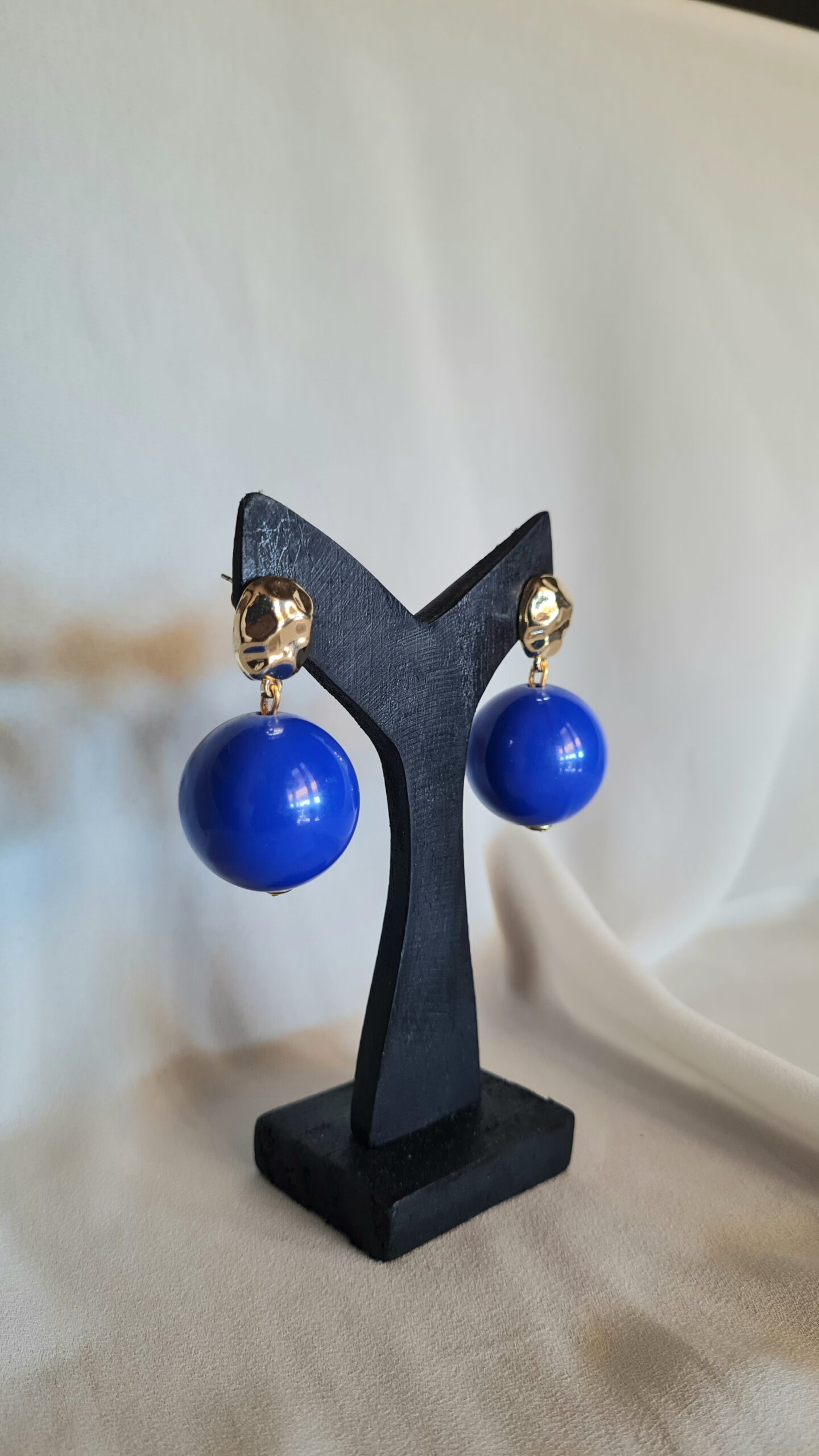 Orecchini Frida blu elettrico - immagine 2